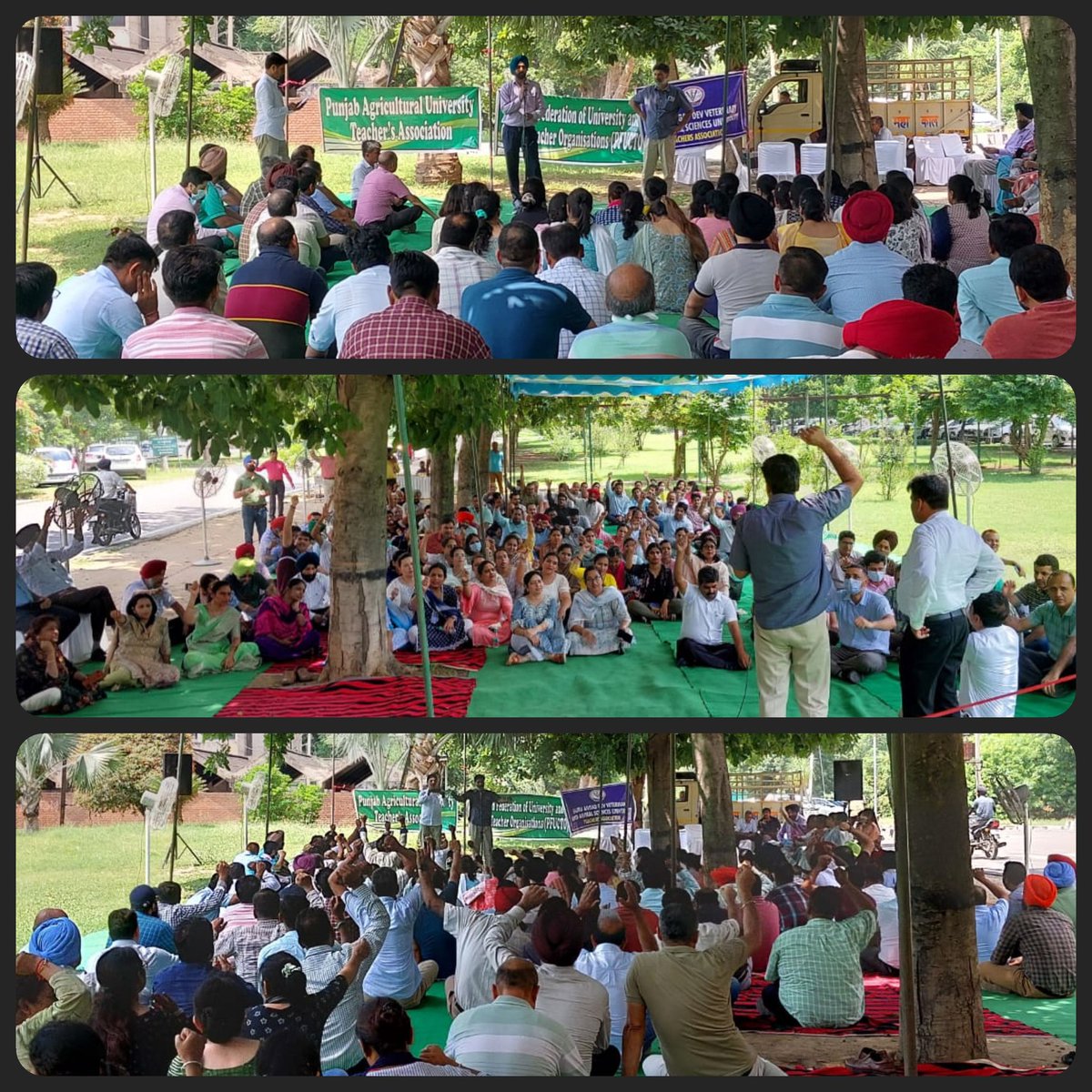 pautaldh1's tweet photo. #protest #rally
23.08.2022
at Thapar Hall, PAU, Ludhiana
#Implement7CPC
#StopdelinkingfromUGC
#Dictatorship
#savepunjab
#saveeducation
#aamadmiparty
@gurpreetgogiaap @AamAadmiParty @BhagwantMann @CMOPb @GuruAngadDevVet @News18India @ptcnews @PMOIndia https://t.co/IpaP4VAXNp