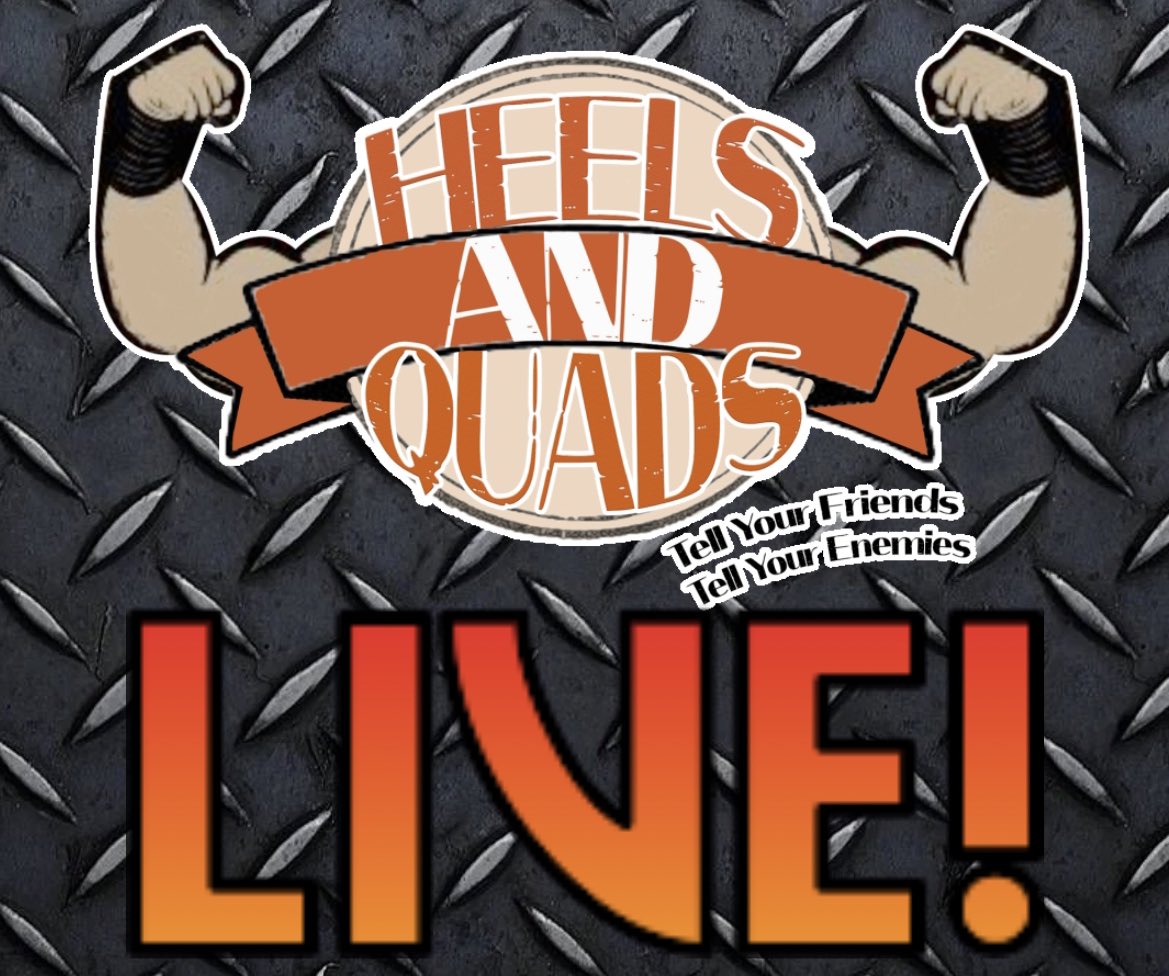 We are going to do our first ever LIVE podcast on YouTube today around 4:30 pm CST/5:30 pm EST! We would love all you to join us. Comments and Questions will be answered. We will talk anything you want. See ya then! 

YouTube.com/c/heelsAndquads