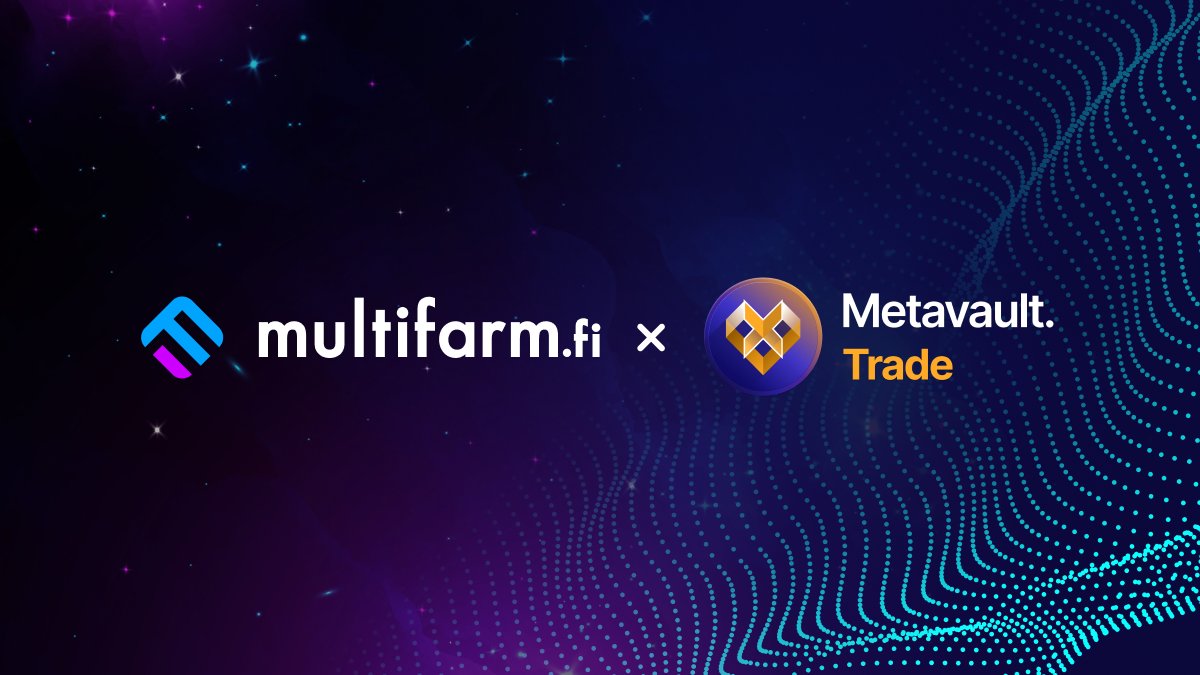 MultifarmFi's tweet photo. Pleased to announce our partnership with @MetavaultTRADE 🤝

https://t.co/aubWaVaQpp has been integrated onto the https://t.co/IlFtvXiqwq website! 🚀

Check it out to compare different yields!👩‍🌾 https://t.co/7ljBz5DK3i