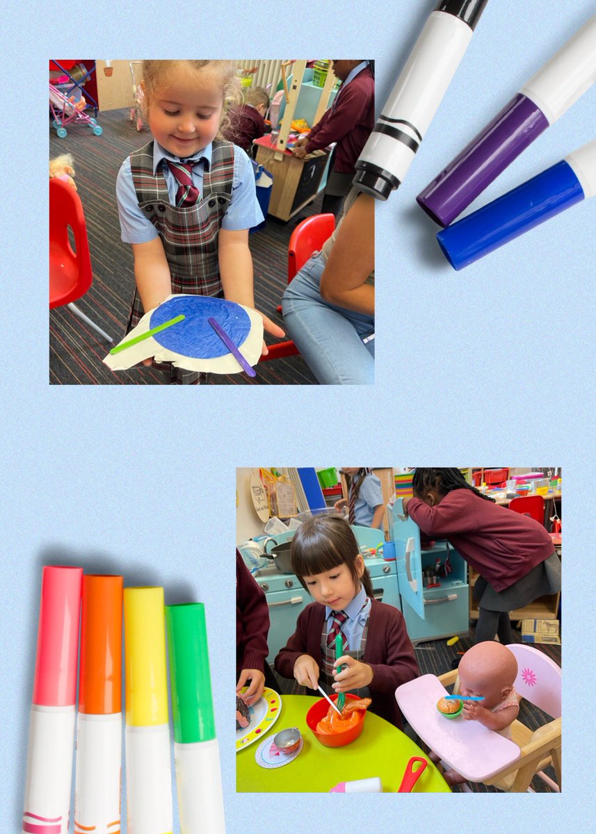 StCharlesGla's tweet photo. P1 had another very busy day today. They were creating aliens at the #CreativeArea, looking after babies in the #HomeCorner, reading stories in the #Library, exploring the #WaterArea and counting how tall the bricks were and learning to write the number 2 in the #NumeracyArea. https://t.co/mP1m8i9seZ