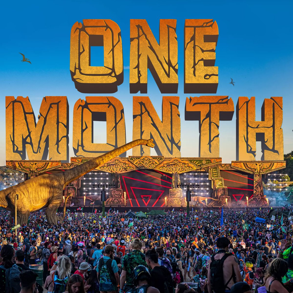 lost_lands's tweet photo. Lost Lands fam, we are ONE MONTH AWAY! 🦖🦕🦖🦕 https://t.co/o6y0s67si3