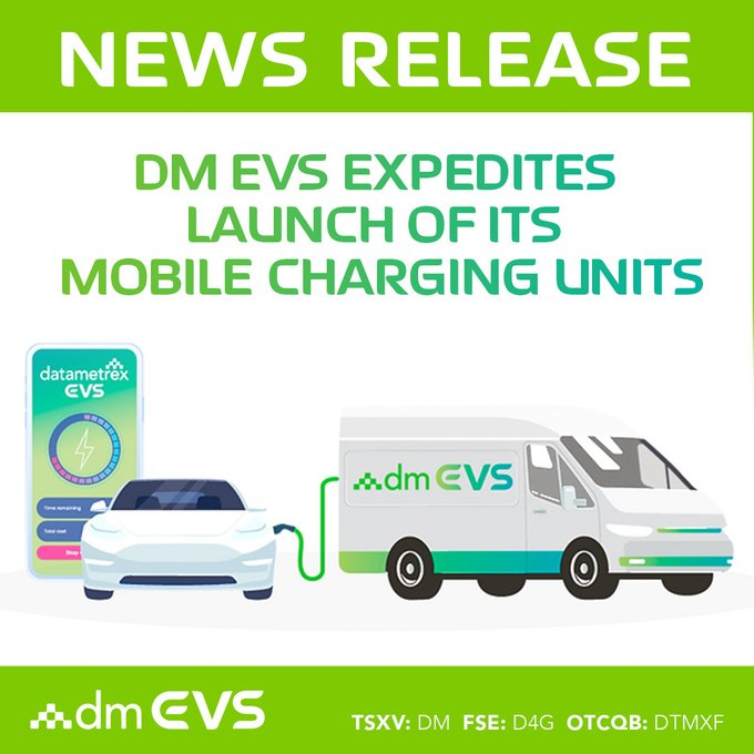 VanessaGreens's tweet photo. I know driving to a charging station can be disappointing especially when you find broken EV chargers. Luckily, Datametrex is starting the installation of their charging solution next month. $DTMXF
#EV #RRSP #Halladay https://t.co/jVgLTBffSt