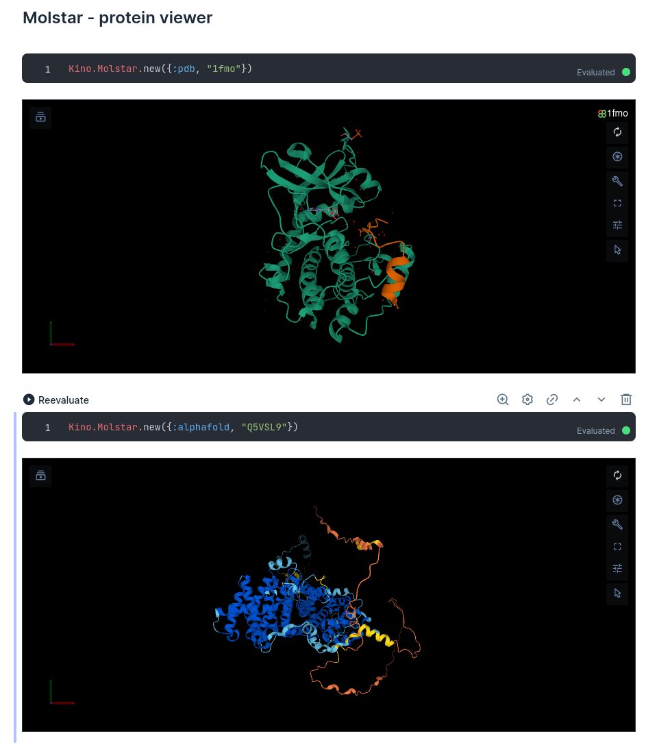 zgcarvalho's tweet photo. What about a Kino protein viewer? #elixir #livebook #molstar https://t.co/xa7Ifi6p6i