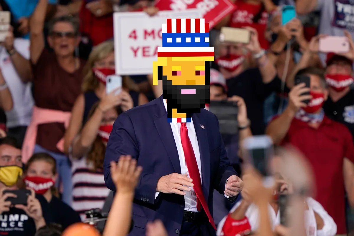 DonaldPumpNFT's tweet photo. The Election is nearing. Donald Pump is on the final stretch!

We will be hosting an AMA in our discord Friday. This may be the last chance to get on the Candidate's list!

Discord link in bio. See you there Citizen 🫡 🇺🇸 https://t.co/vlc6l8ShrF