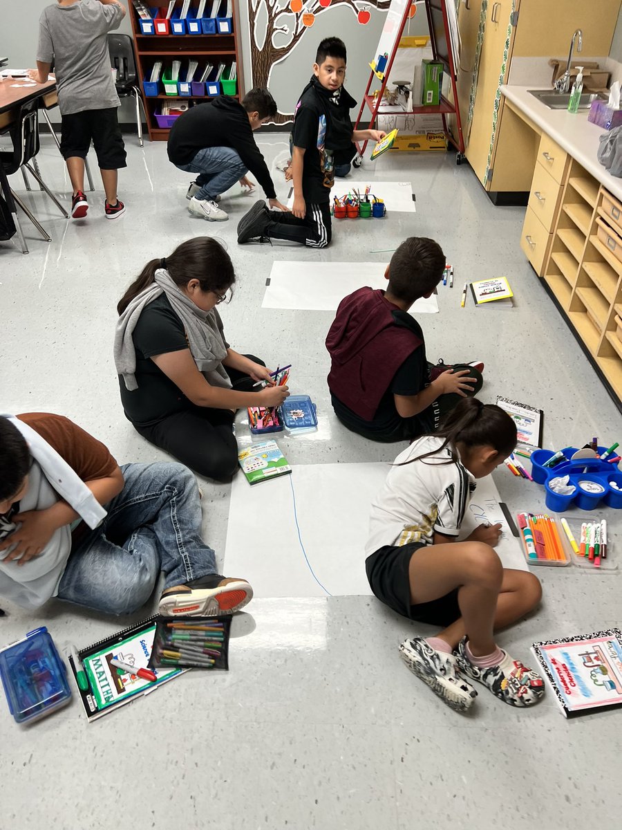MrsYEsteban's tweet photo. Love all the awesome learning taking place! @JonesES_AISD 5th graders illustrating our science water cycle vocabulary! https://t.co/wY3If8jCfJ