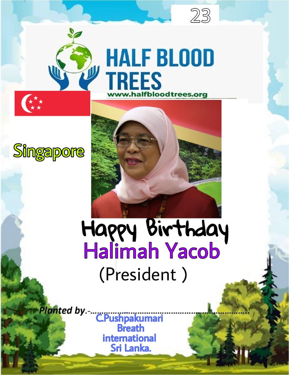 trees_half's tweet photo. ♥We are proud to rule a proud land that changed the history of the world under you. You have proved that women are very talented. That is why we celebrate your birthday. Happy birthday to you, an educated and intelligent world leader.

#Amazon #Singapore https://t.co/z5sMp8L53e