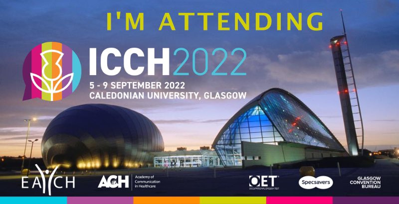 midalgleish's tweet photo. I know I'm just back but I'm going to #Scotland again in 2 weeks. I’m presenting on centering language for people in the subjective rather than the objective in written #communication in healthcare. #inclusion. #diversity #ICCH2022 #EACHconference #Glasgow2022 https://t.co/W9aMy127GZ