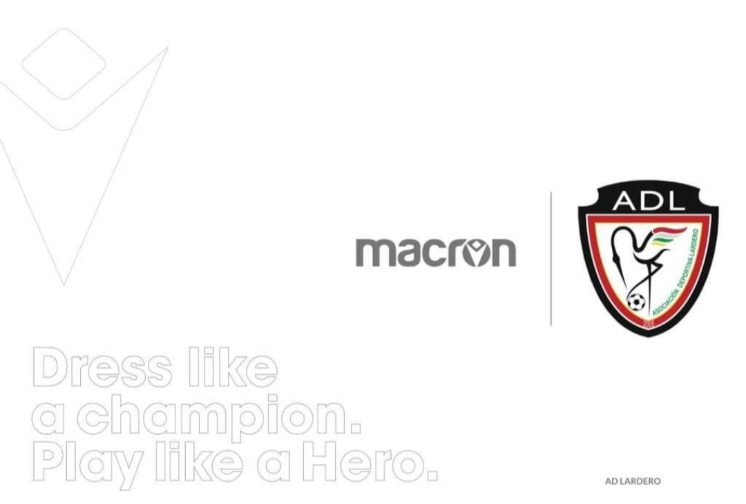 Después de las 2 primeras con Diadora y las 15 siguientes con Mercury, en la temporada de la vuelta del ADL a TERCERA DIVISIÓN NACIONAL, el club vestirá con <a href="/MacronSports/">Macron</a> ( pack de entrenamiento y paseo ). <a href="/FerrerSport/">Ferrer Sport</a>  <a href="/ADLLardero/">ADL Asociación Deportiva Lardero</a> <a href="/cdsanmarcial/">CD San Marcial</a> <a href="/efblardero/">Escuela Fútbol Base Lardero</a>