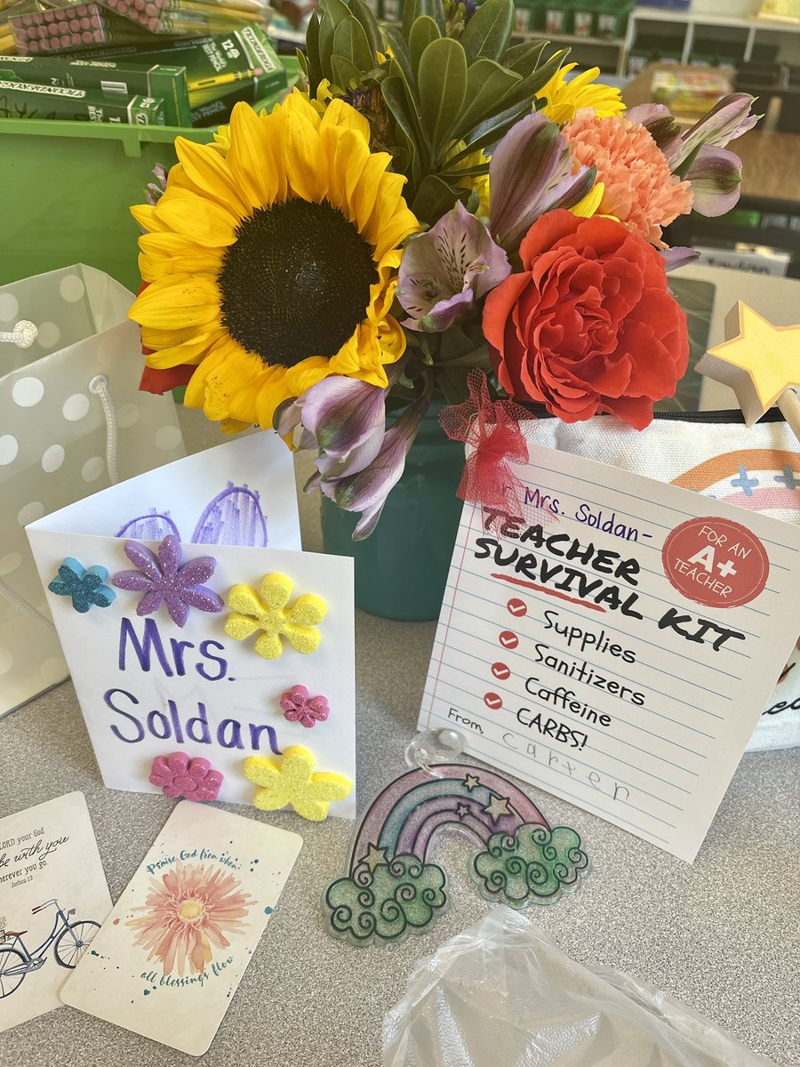 School hasn’t even officially started and I’m spoiled already. 💕💕🌈#osd135 <a href="/ctlbulldogs/">Centennial School</a>