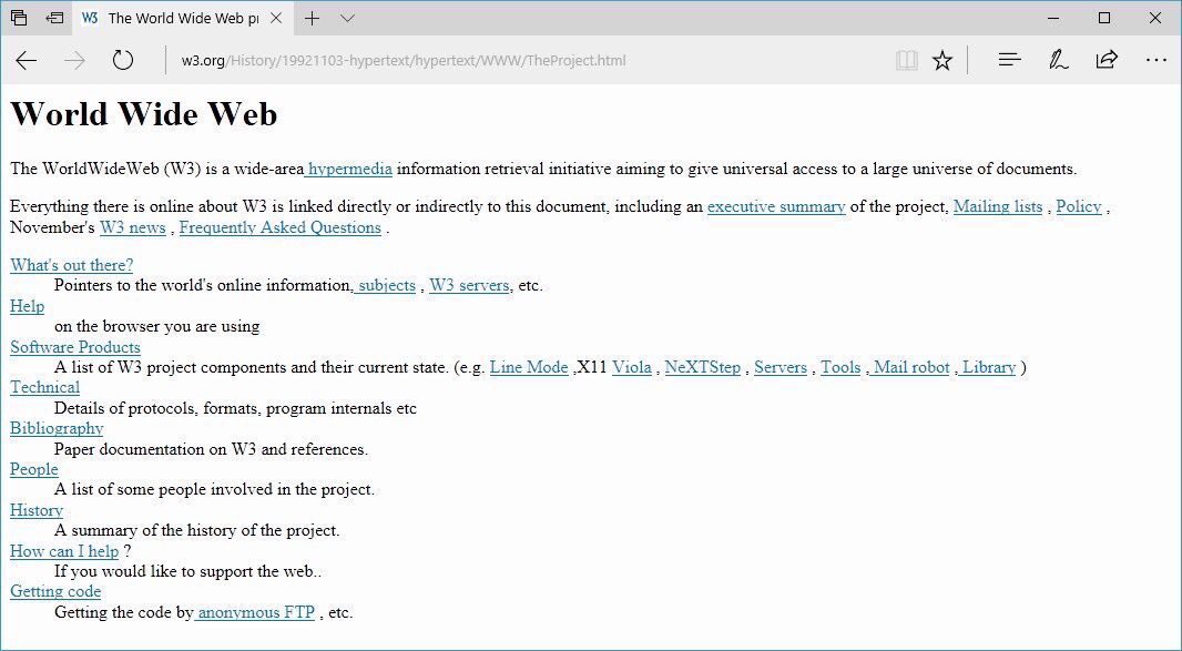 Hoy se cumplen 31 años de la publicación de la primera página web. Cómo ha cambiado todo desde entonces. #DíadelInternauta