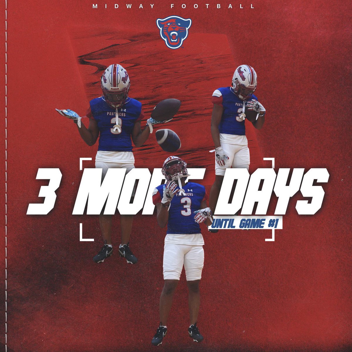 3 More Days🔵🔴 Until Kickoff‼️ 2024 RB <a href="/DraylonMcgrude3/">Draylon Mcgruder</a>

#WeWillWin #MadeDifferent