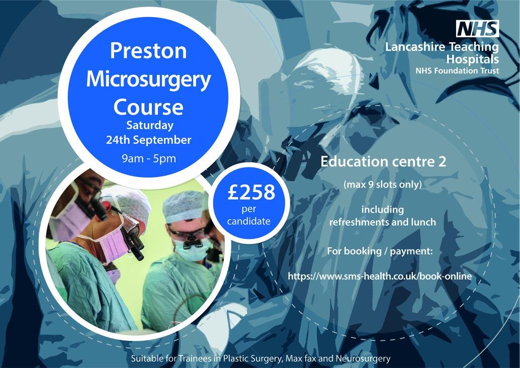 J Srinivasan (@jsnorthwest) on Twitter photo It is a pleasure to organise our popular Microsurgery Training Course at Preston again...after the gap during the #Covid
Limited places (only 9)..
Graded skills learning exercises..
#plasticsurgery #Microsurgery <a href="/PLASTAUK/">PLASTA</a> <a href="/BAPRASvoice/">BAPRASvoice</a> <a href="/plasticstrainee/">ICOPLAST Trainees</a> It is a pleasure to organise our popular Microsurgery Training Course at Preston again...after the gap during the #Covid
Limited places (only 9)..
Graded skills learning exercises..
#plasticsurgery #Microsurgery <a href="/PLASTAUK/">PLASTA</a> <a href="/BAPRASvoice/">BAPRASvoice</a> <a href="/plasticstrainee/">ICOPLAST Trainees</a>