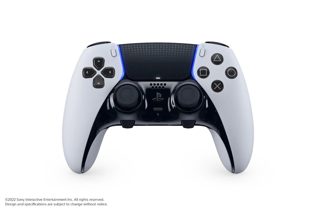 Wario64's tweet photo. DualSense Edge wireless controller with customizable controls, changeable stick caps, back buttons, and more https://t.co/OZHvZQi1Es

features changeable stick caps and back buttons and replaceable stick modules. includes a carrying case https://t.co/QSaZgWjDn0