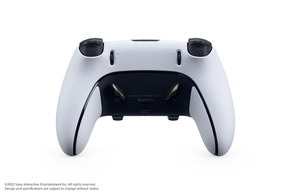 Wario64's tweet photo. DualSense Edge wireless controller with customizable controls, changeable stick caps, back buttons, and more https://t.co/OZHvZQi1Es

features changeable stick caps and back buttons and replaceable stick modules. includes a carrying case https://t.co/QSaZgWjDn0