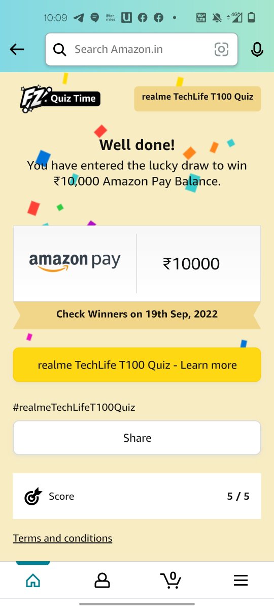 RishiMu32068701's tweet image. Try your luck! Take part and tag, all the best.

@amazonIN , @realmeIndia , @realmeTechLife #realmeTechLifeT100 #ListenInFullColour