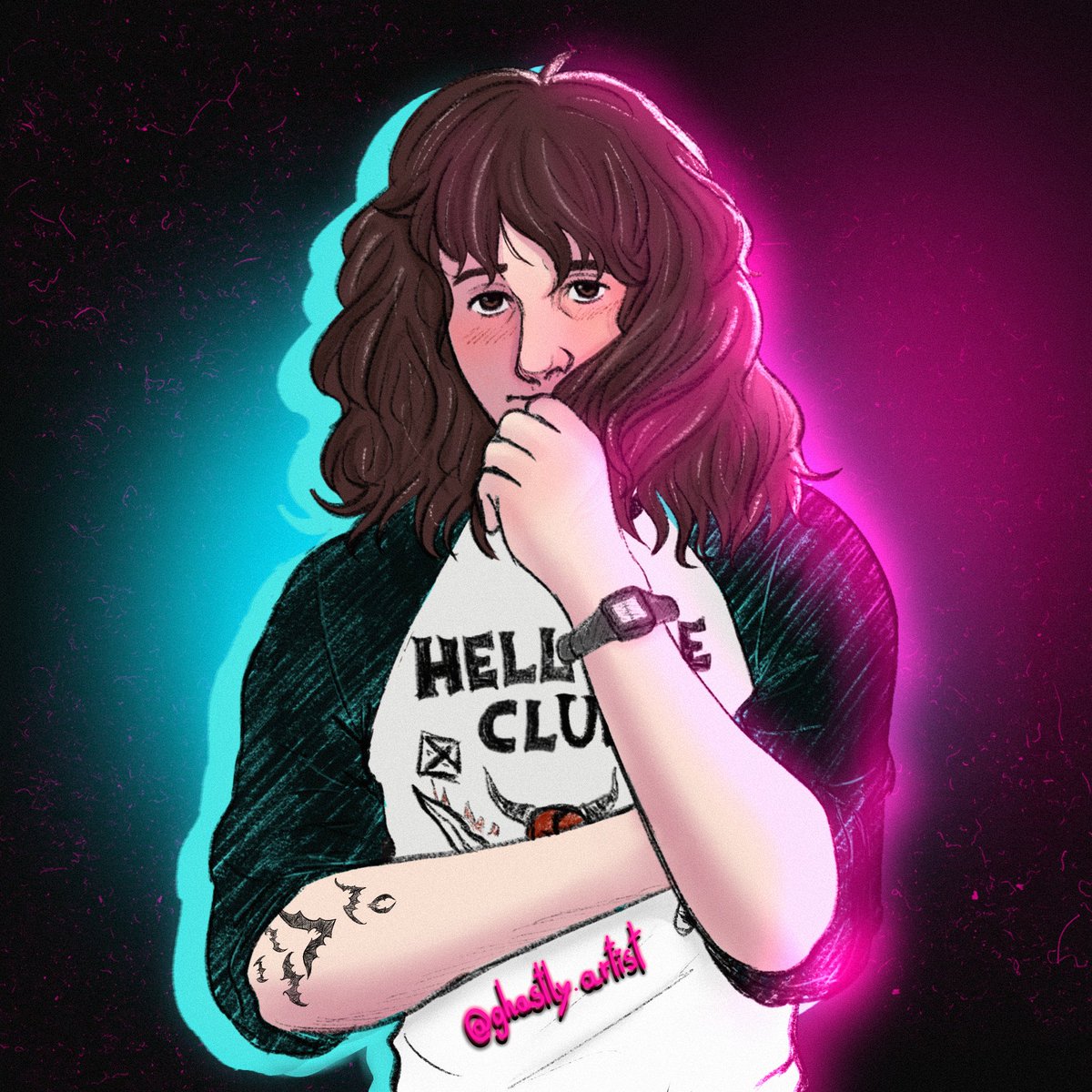 ghastly_artist's tweet photo. Totally forgot to post this here!
#eddiemunson #eddiemunsonfanart #eddiemunsonart #eddiestrangerthings #strangerthings #strangerthings4 #strangerthingseddie https://t.co/syyIif0VRe