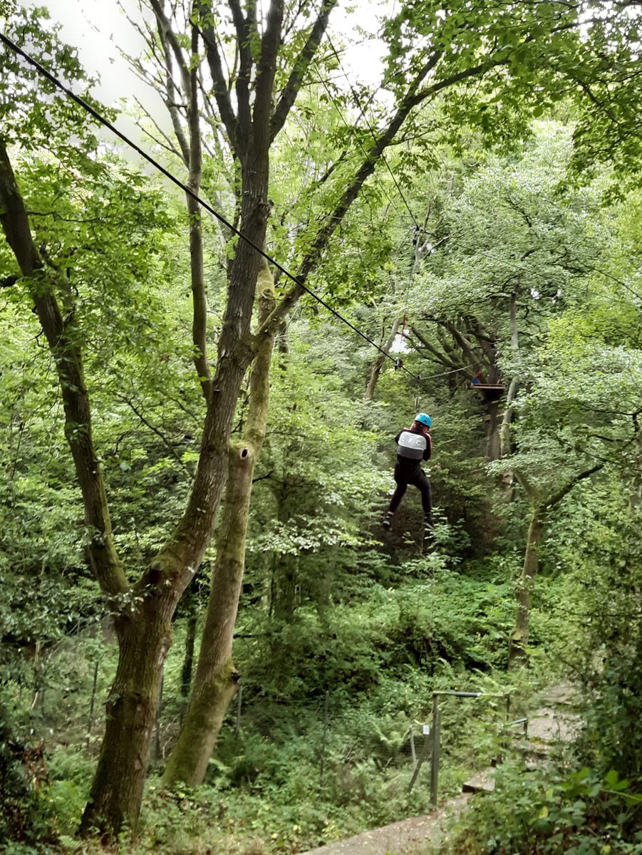 NWorcsCadets's tweet photo. Is it a bird? 🦅 Is it a plane? ✈️  No, it’s cadets zip wiring through the Forrest 🌲 #FlyingCadets #PoliceCadets #AdventureWeek https://t.co/Jp2LpkqMaH