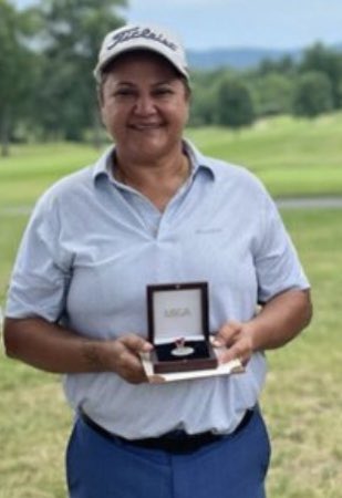 Swinging_Swamy's tweet photo. Historic week as @simigolf makes an appearance at the US Womens Senior Open. She plays with Stephenie Harris and Kaori Shimura, Japan. Starts from 10th tee on Thursday. #GoSimi #Trailblazer #Pathbreaker https://t.co/1yxS7oYMts