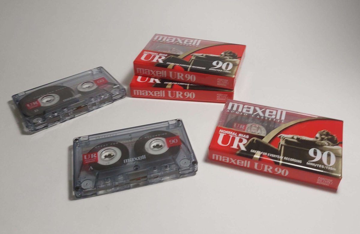 gettapeshere's tweet photo. Tuesday Tapes Clear the Deck!
Maxwell UR90 Normal Bias Type I
Great for Everyday Recording!
#tuesdaytapes #tapetheme #cassettetapes #cassette #cassetteculture #cassettecommunity #tapehead #tapedeck #tapeheads #retro #rollthetape #cassettesarecoolagain #gettapes #gettapeshere https://t.co/k1f12S5zL0
