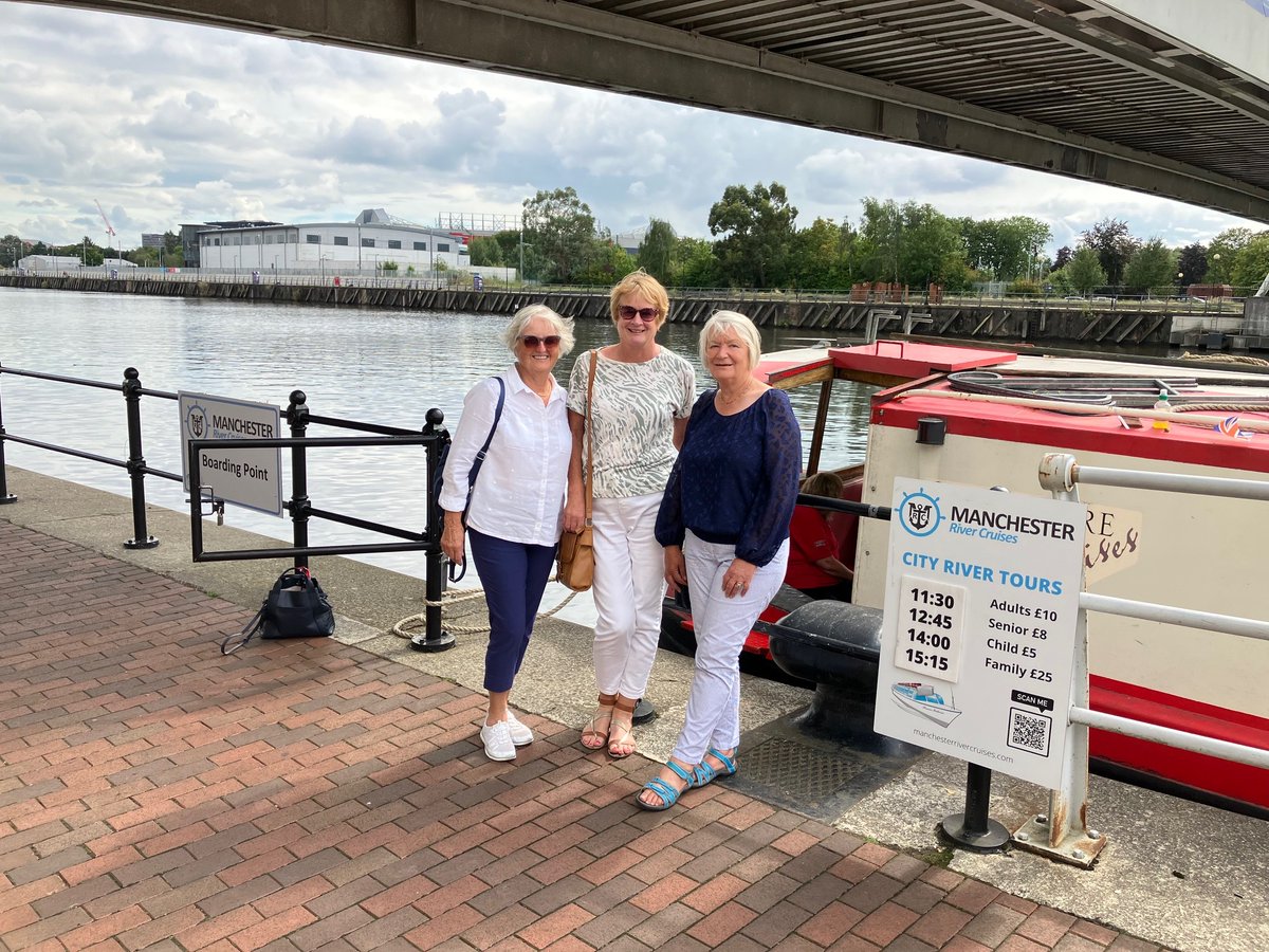 haslingtonwi's tweet photo. We had a wonderful time on the appropriately named Emmeline Pankhurst in Manchester today. We sailed from Castlefield to Salford Quays, had a quick look round the Quays then back to Castlefield. A lovely 3-course lunch was also included. A lovely, relaxing day with friends. https://t.co/nDdiZbvmQQ