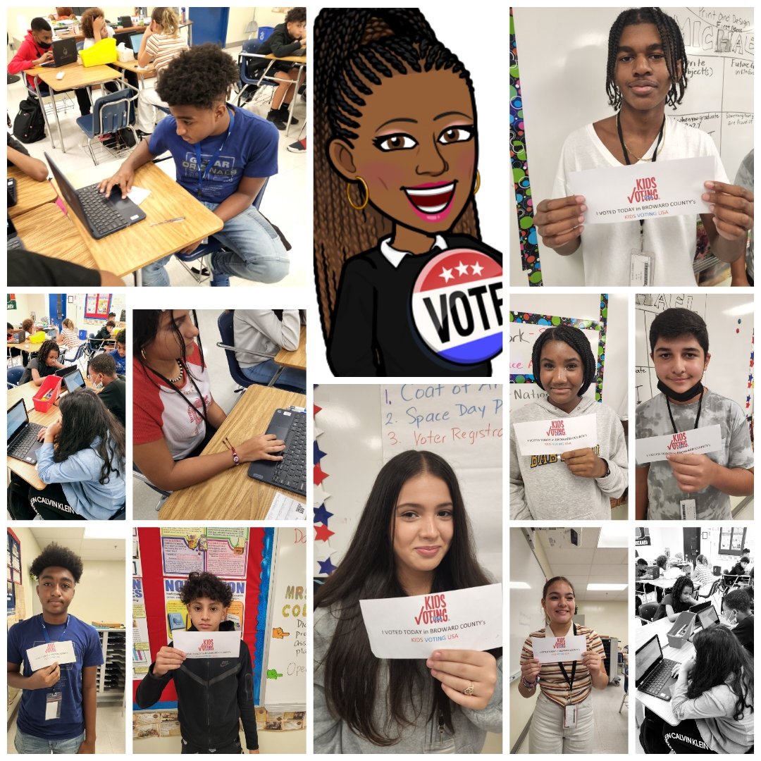 ProfessaDiva954's tweet photo. My 8th grade scholars #KidsVoting with @BrowardSOE
@browardschools @Broward_SS @reimagine_bcps @BcpsCiv
for the Broward Primary Elections
@raiderprincipal @RMSnationap @CoralSpringsFL @FLCSSNetwork https://t.co/Nw02MeqGGy