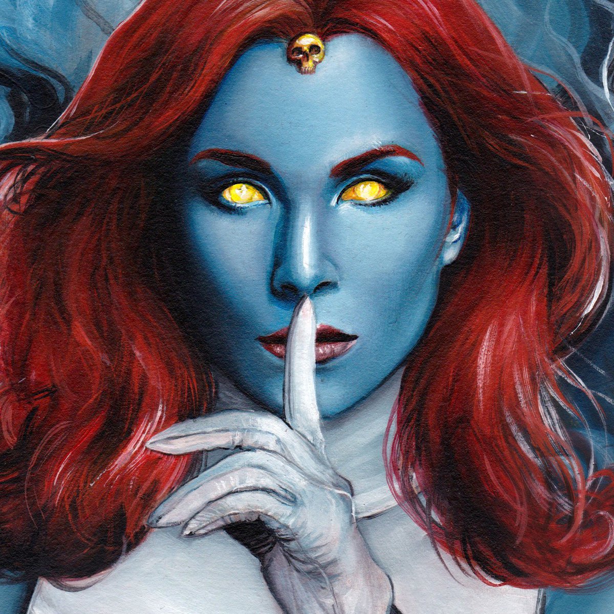 RPHutch1975's tweet photo. Art by Fred Ian #Mystique https://t.co/QpqNGt36um