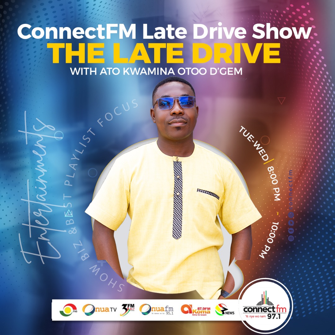Connect971fm's tweet photo. It's a Terrific Tuesday!
Join the Man of the Moment, Award Winning Presenter, Ato Kwamina D'Gem @8pm as tucks you into bed with soothing music on the #LateDrive
#Connect971Fm #Yenyewonam https://t.co/tRemVQVqls