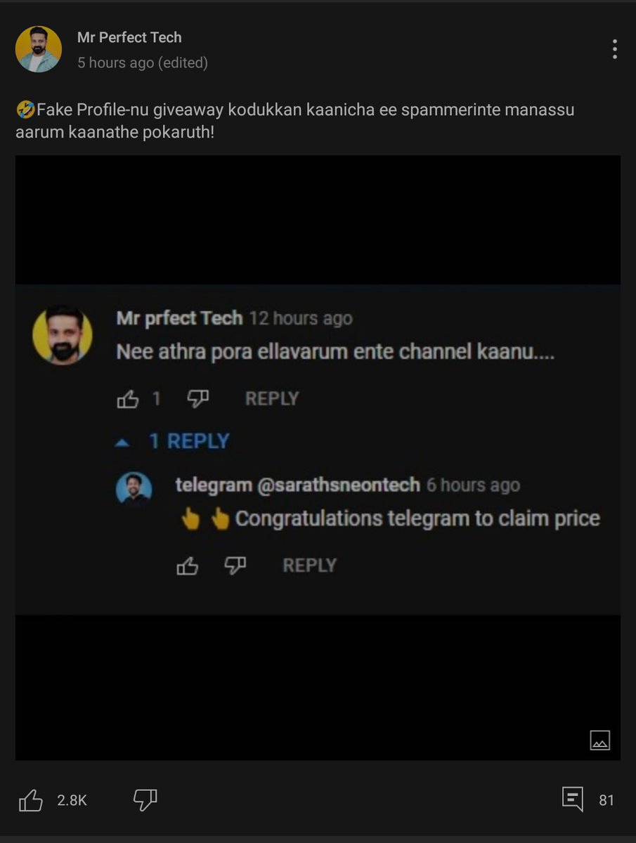 SoorajPro's tweet photo. #spaming 🤣
#Comedy
@MrPerfectTech
@sarathsneontech https://t.co/iJdEvSHkOR