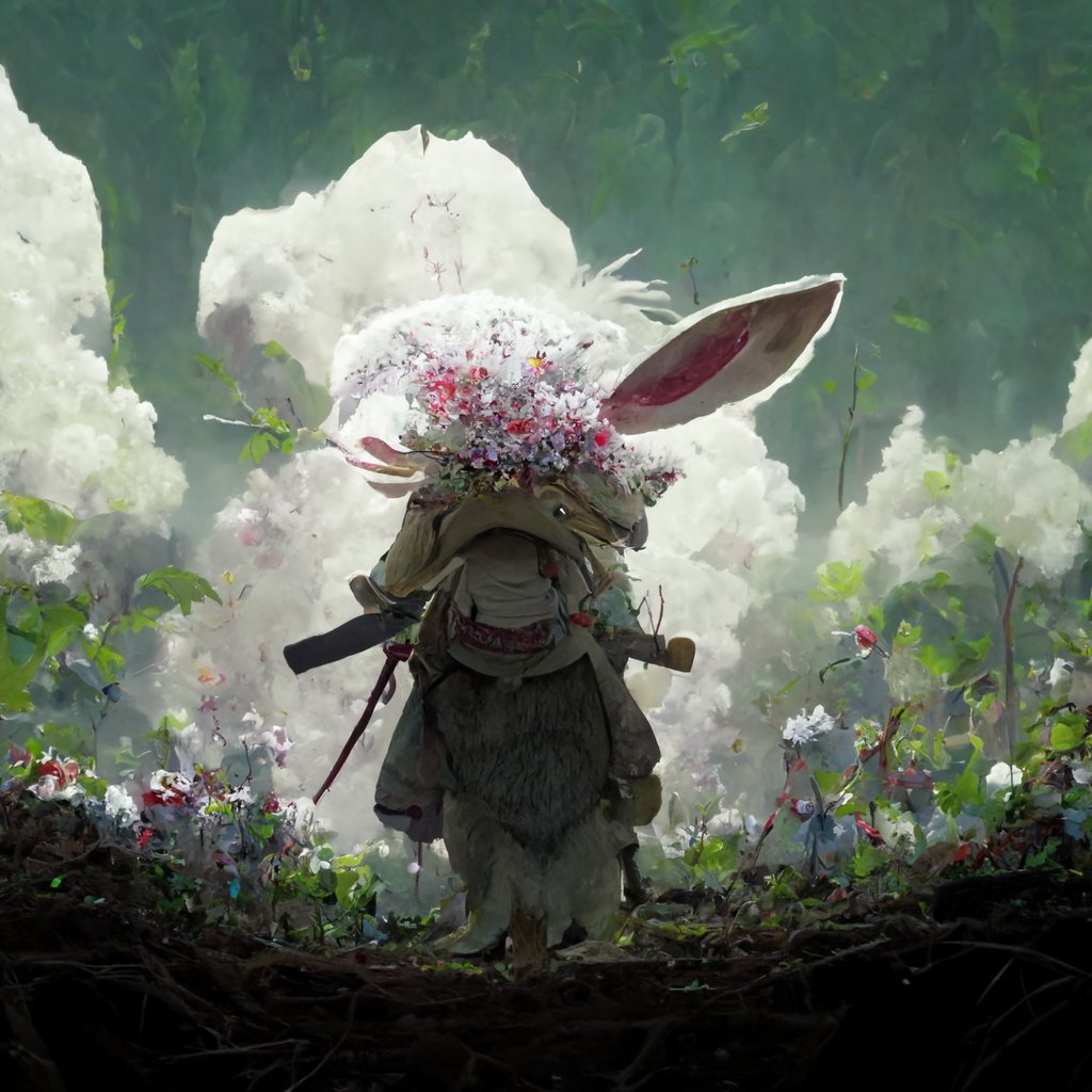 BLK_RBBT's tweet photo. Messing around with #MidjourneyAI for the first time, can you tell which character I chose from Made in Abyss? 🤔😉

#Madeinabyss #miabyss #nanachi #rabbit #bestbun #anime #AI #CGI https://t.co/vhHCEWwRom
