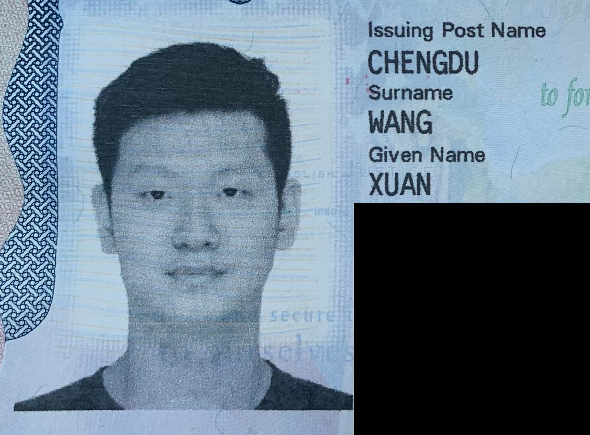 MichiganDOT's tweet photo. This visa was found at one of our rest areas in SW Michigan. If anyone knows Mr. Wang, please have him contact MDOT Transportation Maintenance Coordinator Ben Hodges at 269-789-0592 to discuss returning it to him. https://t.co/koYD4xCcn0