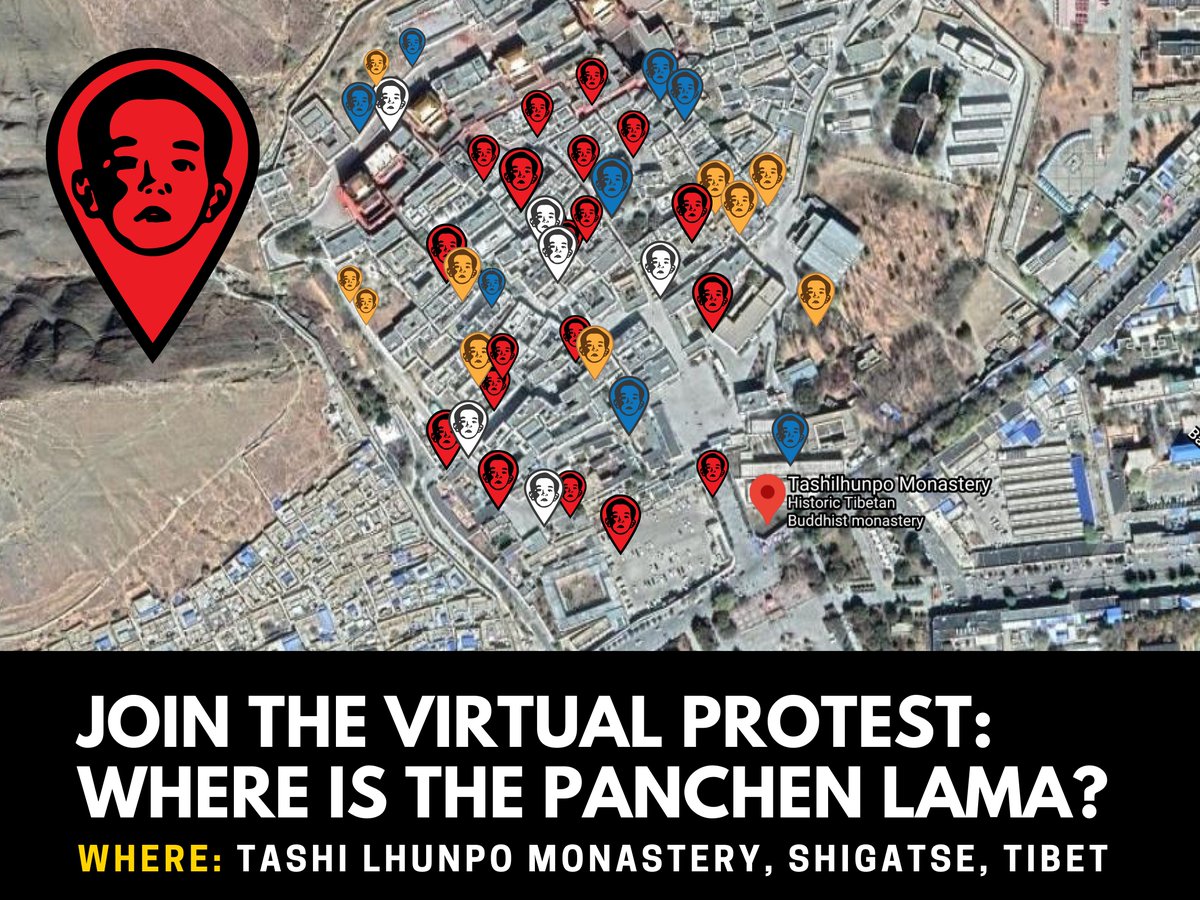 TheTibetNetwork's tweet photo. #Tibet's #PanchenLama was kidnapped by #China when he was 6 years old! He's been missing for over 27 years!
Join thousands in a #virtualprotest in Tibet to call for #PanchenLama's immediate release!
#WhereIsPanchenLama https://t.co/VOyVaAy5iK
#DayOfDisapperared #FreePanchenLama https://t.co/fsR3D8v7Hq