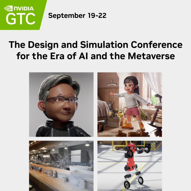 RobinWolfUS1's tweet photo. At #GTC22 September 19-22, you'll get access to the latest in #AI, design, simulation, and the #metaverse. Don't forget to add your favorite @NVIDIAOmniverse sessions to your calendar. https://t.co/k5XXn8TCgt https://t.co/wOw54prnkQ