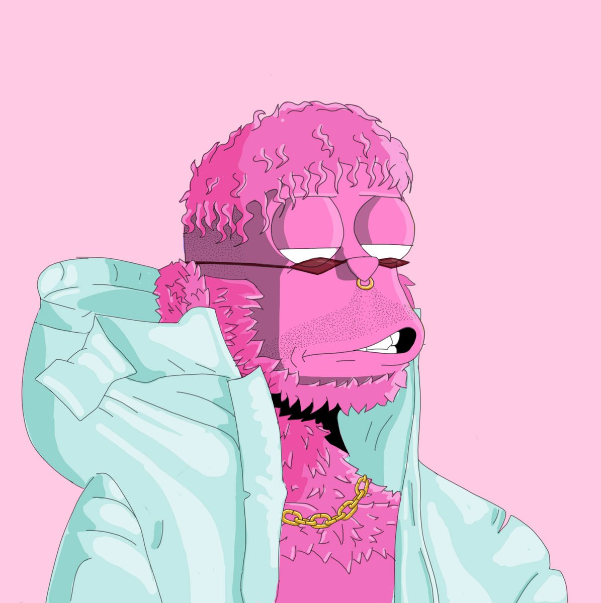 Looking at all solana community making custome y00ts just inspired me to try mine and here is it. 
Bad Y00ty is ready to party. <a href="/y00tsNFT/">y00ts</a> 
#y00ts #y00tsnft