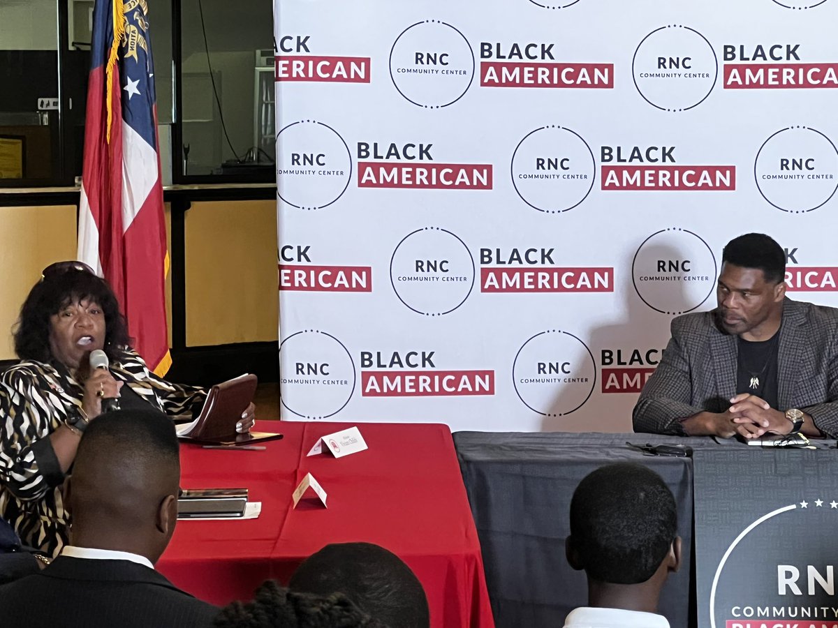 GDouglasiii's tweet photo. Wow! An amazing conversation between @HerschelWalker, @ChrisWestGA and faith leaders is happening right now in Albany, GA! #gapol #GeorgiaOnTheLine #LeadRight https://t.co/d0EAfh8a6N