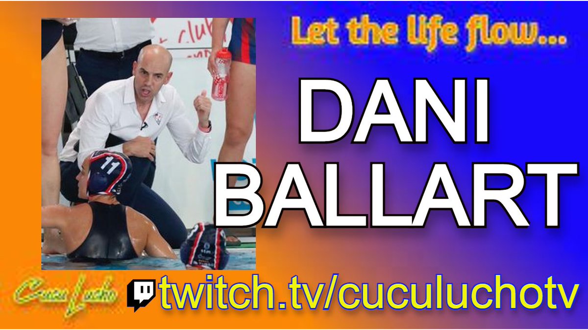 CuculuchoD's tweet photo. ¡RECUERDA!
🤽En un rato, a partir de las 21:30, hora de Madrid, nos visita @daniballart en #CucuLuchoTV de #twitch.
✅ Entra en https://t.co/BFFWhQlwFY
#Deportes #Motivacion #Entrevista #periodismo #waterpolo #twitchstreamer #letthelifeflow https://t.co/kbSvun79hp
