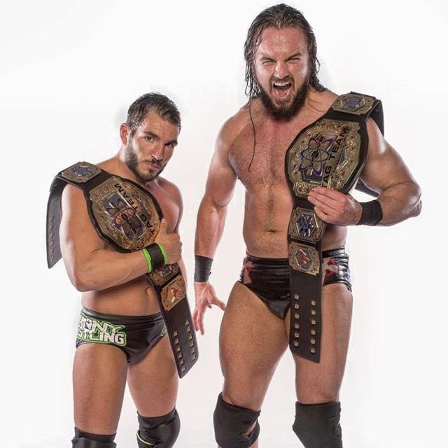 DMcIntyreWWE's tweet photo. Welcome back, @JohnnyGargano 🤝 https://t.co/gu6b1WMGb3