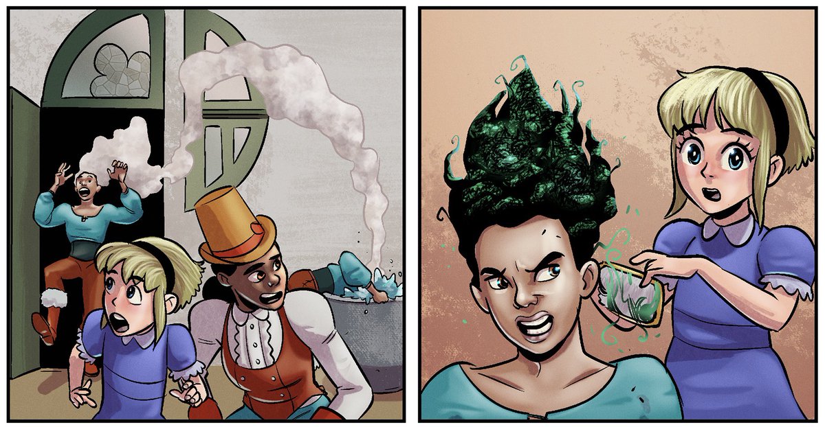 Lancey’s getting the Anne of Green Gables treatment in #AliceofSpades Art by <a href="/ChrisPHuey/">Christopher Peterson ✏️</a>, colors by me.