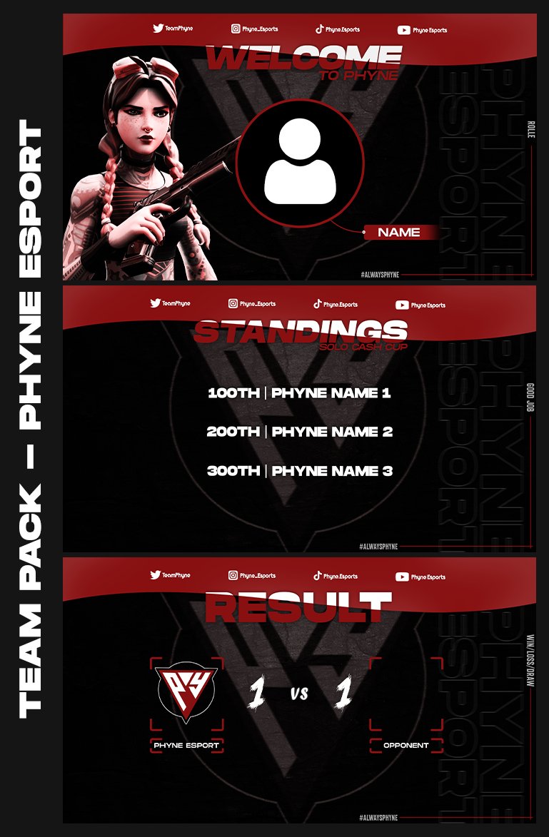 ventixx_'s tweet photo. Team Pack - @TeamPhyne
Support is highly appreciated!β₯οΈπ₯
Dms open.πΈ
#designer #teampack #header #banner #thumbnail https://t.co/fW4bohXJvw
