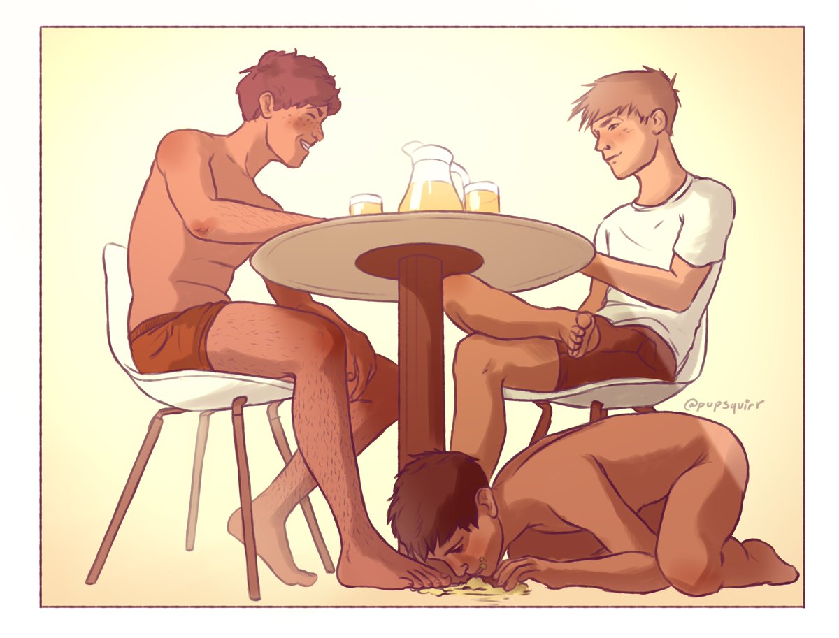 PupSquirt's tweet photo. Quality breakfast time with the bf ☺ https://t.co/O1NZ1M0jJN