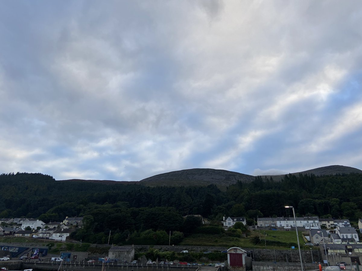 DigiGeoff's tweet photo. On shore radio duty this evening as the boats take the stiff breeze in Newcastle - harbour views!
#sailing #MourneMountains https://t.co/kEjgf3Hmvi