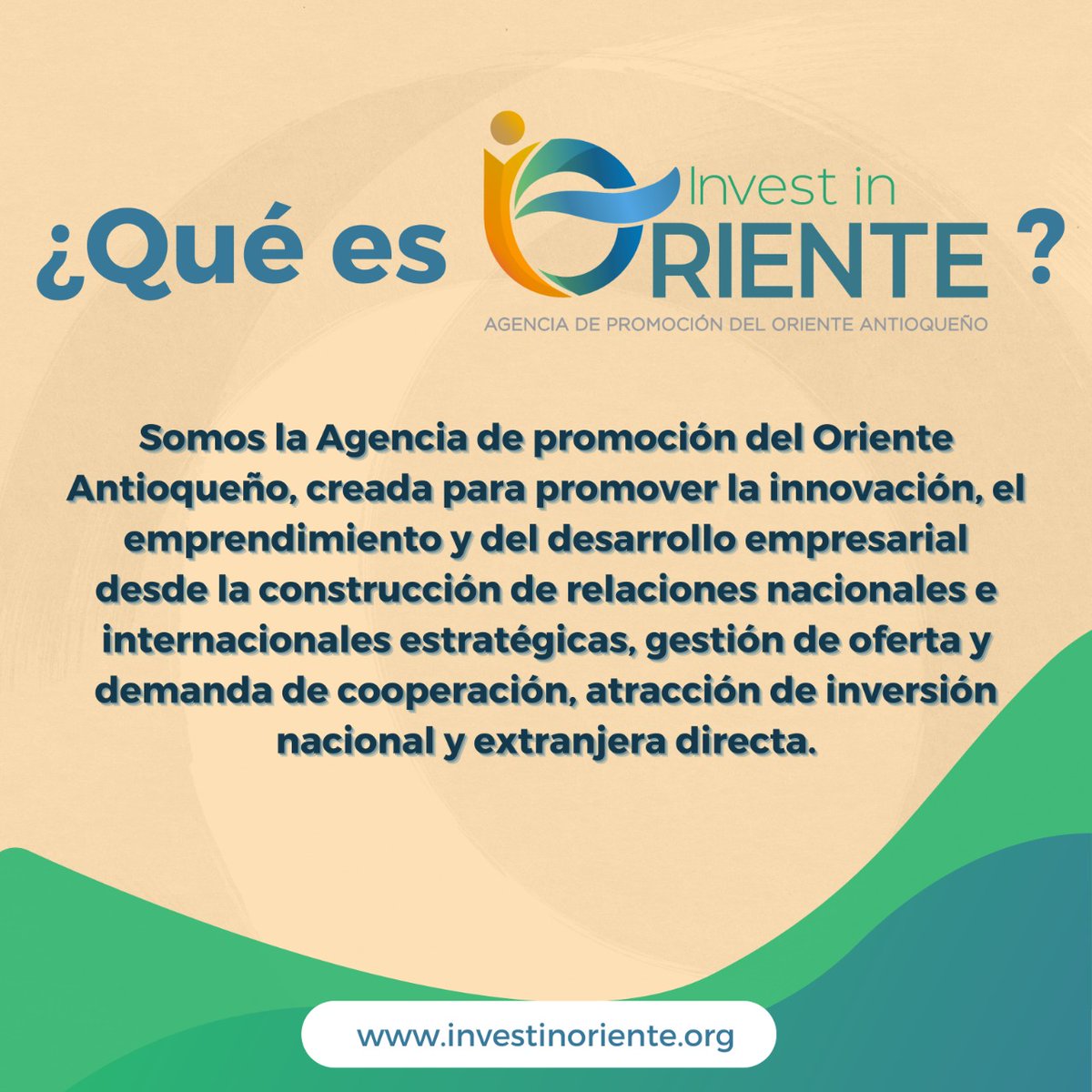 Somos la agencia de Promoción del Oriente Antioqueño investinoriente.org