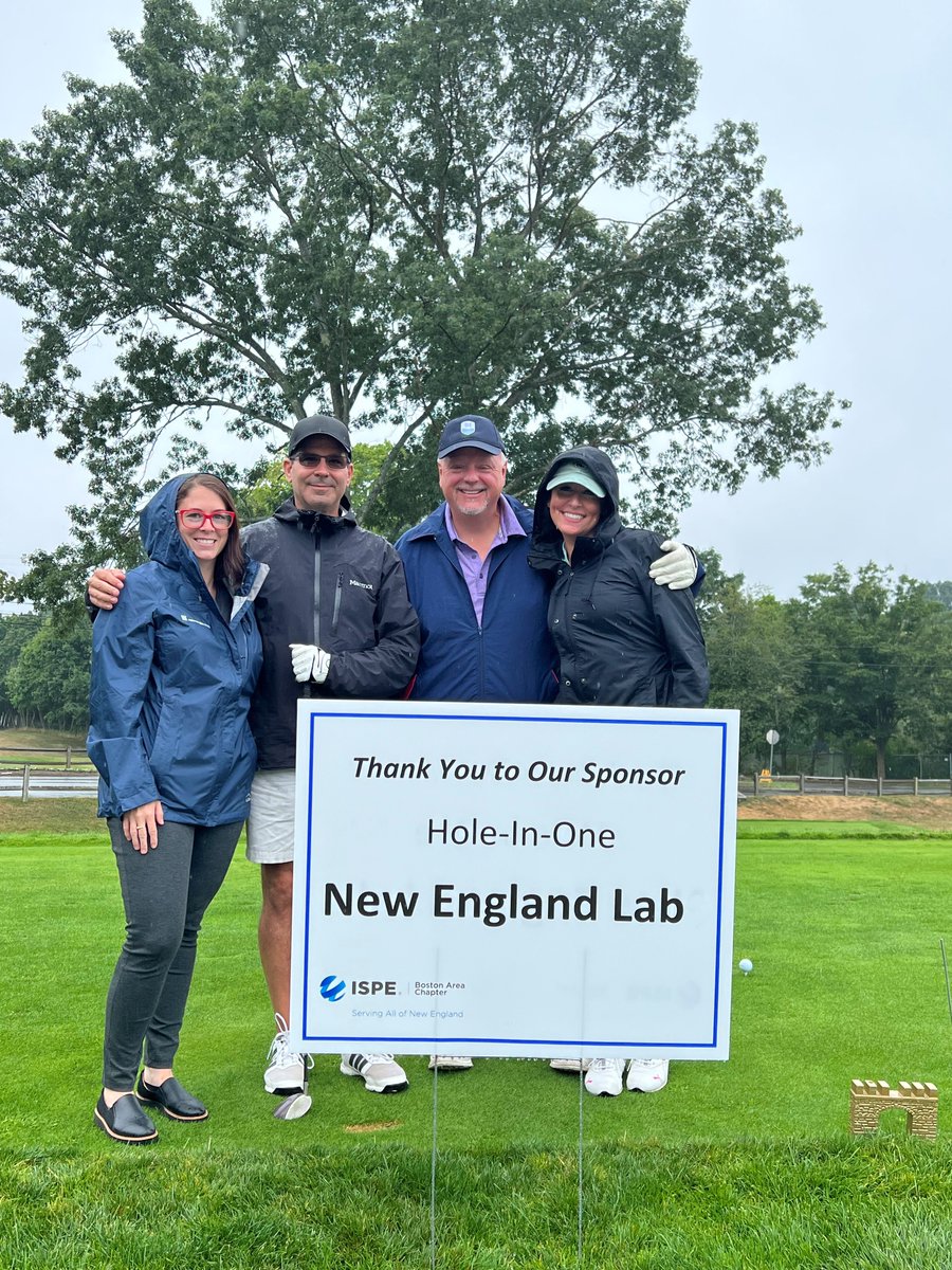 There's nothing like New England weather. A little rain couldn't stop us from having a great time at <a href="/ISPEBoston/">ISPE Boston Area Chapter</a>'s Annual Summer Golf Tournament yesterday! Next stop, the 30th Annual Product Show. Hope to see you there.