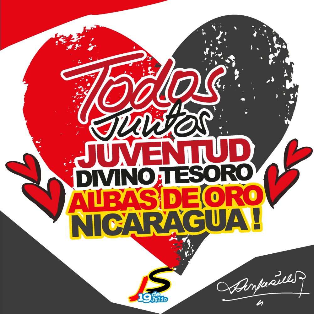 Un 23 de agosto de 1️⃣9️⃣7️⃣9️⃣ la Juventud Sandinista nace para quedarse.🇳🇮🔴⚫✌ Constructores de sueños de nuestros Heroes Y Martires de la revolución, su tarea principal fue la Cruzada Nacional de Alfabetización.✍️ #PatriaBenditayLibre