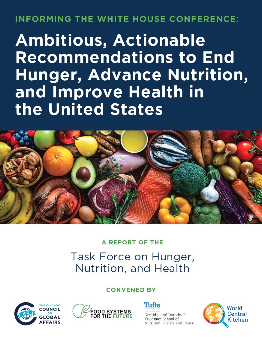 FoodCorps's tweet photo. NEW REPORT: The Task Force on Hunger, Nutrition, and Health just released a report to help inform the upcoming @WhiteHouse Conference. Read what Curt Ellis, FoodCorps Co-Founder/CEO, and other Task Force members had to say: https://t.co/mA5sobD38p #EndHungerNow #WHConference https://t.co/XZfXFwXBRs