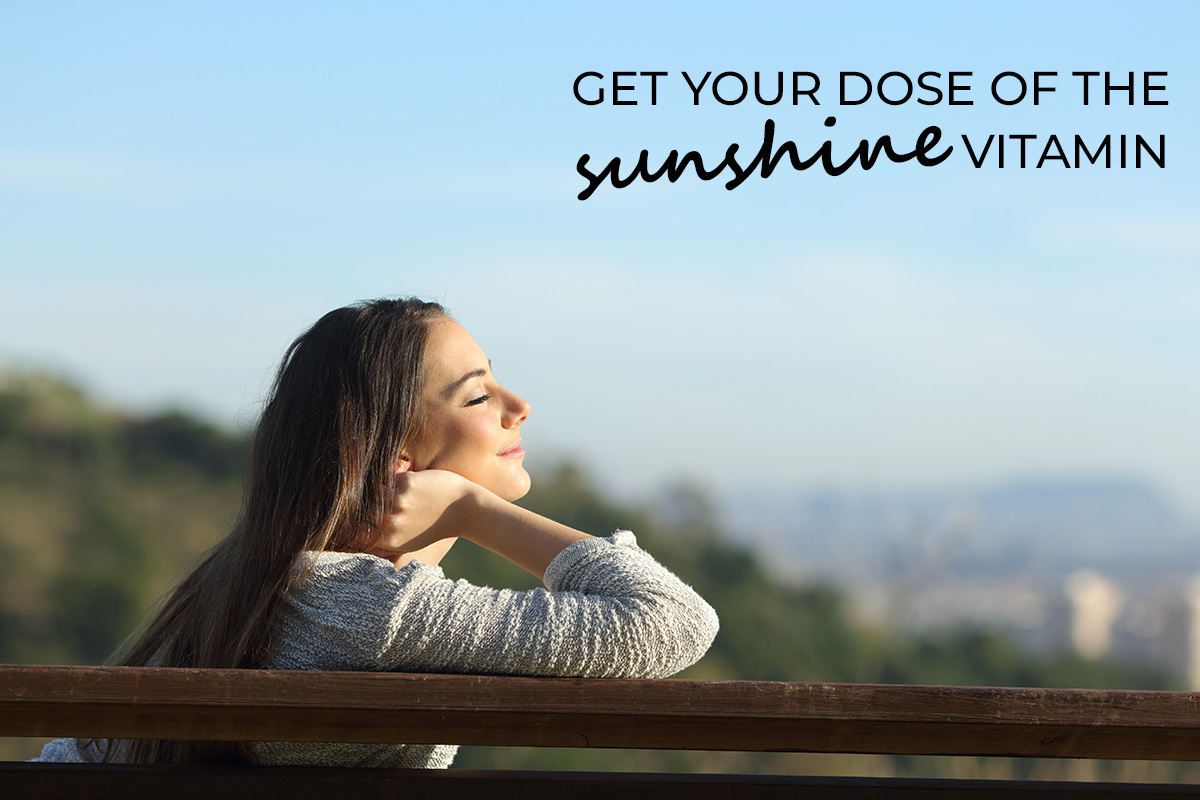Regular and safe sun exposure is the most natural way to get enough vitamin D. Maintain healthy levels by getting 10-30 minutes of midday sunlight several times per week, depending on your skin sensitivity to sunlight. Make sure to use proper sun safety to protect from sunburn!