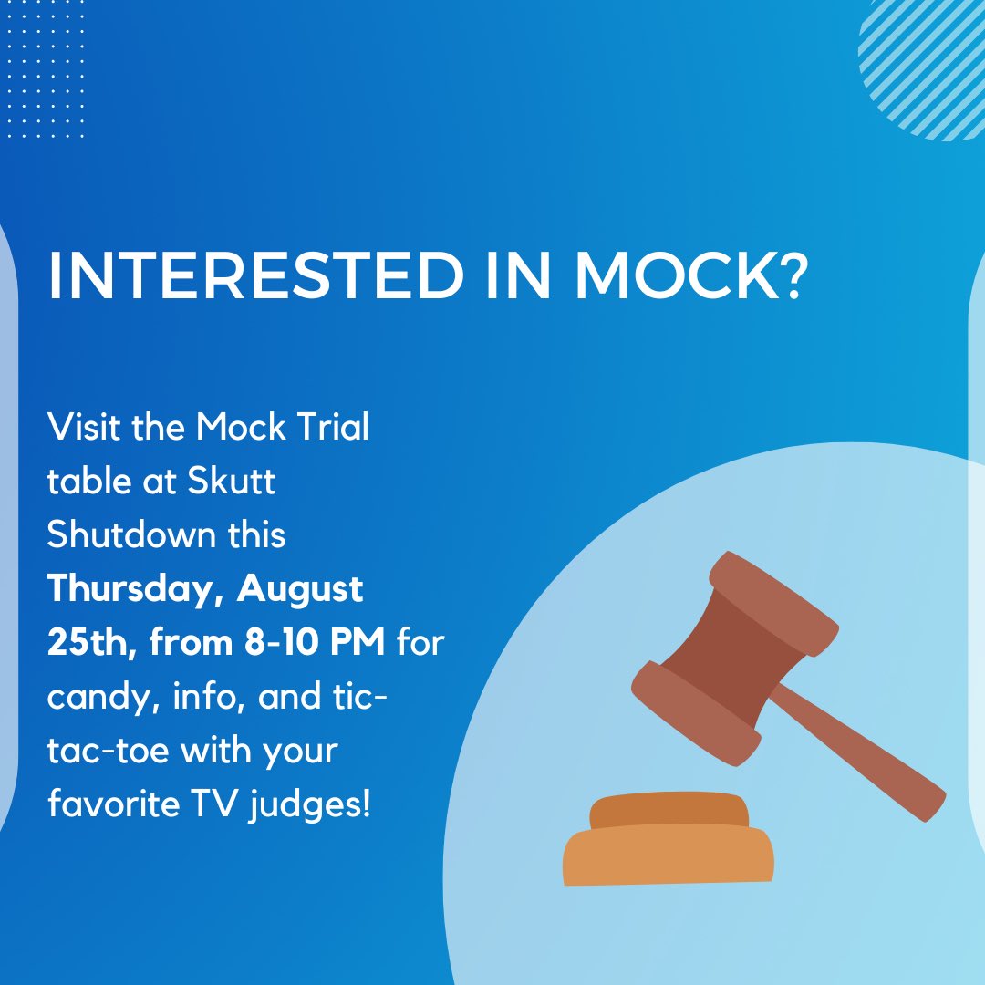 Join us at Skutt Shutdown this Thursday from 8-10 PM!