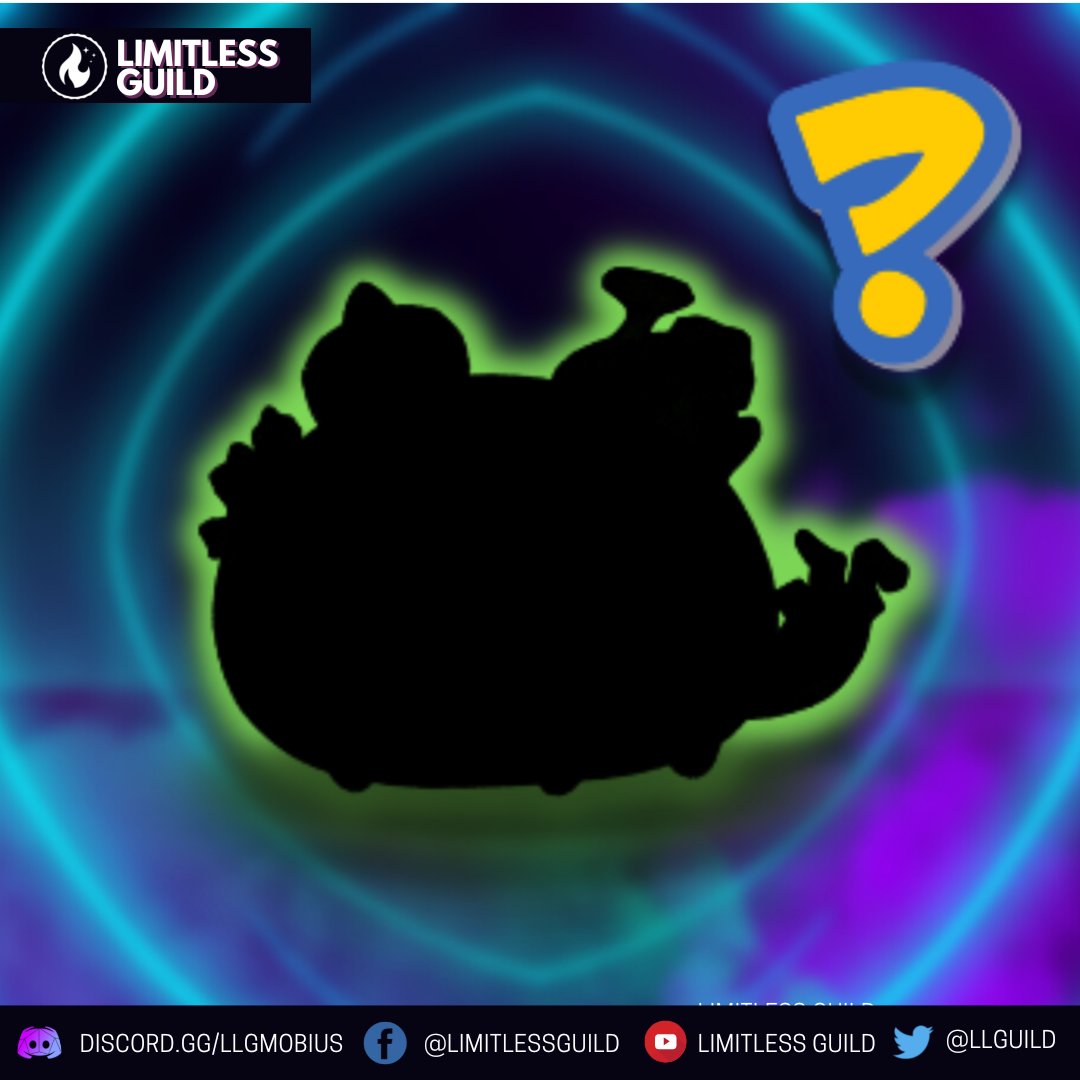 Meta Axie reveal #11❗
✅Follow <a href="/LLGuild/">☀️ LedgerLegends</a>
✅Like &amp; Retweet this post
✅Guess it 🔥
Eyes:
Ear:
Horn:
Back:

Want a shot on playing this Axie?
✅ Join our server and become a scholar ✨  discord.gg/llgmobius
