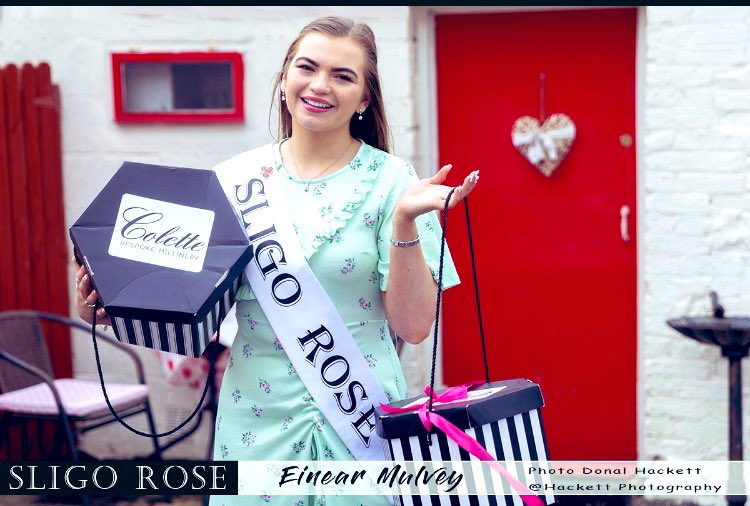 BespokeColette's tweet photo. It’s been an absolute pleasure to sponsor our beautiful Sligo Rose Eimear. Wishing Eimear the very best of luck tonight @RoseofTralee_ #RoseOfTralee #sligo https://t.co/iw05oSw2Jo