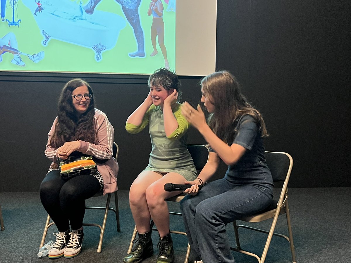 carmelavienna's tweet photo. In conversation with @1lubaina today at @BM_AG on all things Women in the City ❤️‍🔥

In the wonderful company of @BEexhibitionist @leahrhickey @haseebah_prints @round__lemon @bethan_jg and Helen Grundy 🌟

Thank you for this amazing opportunity! 

#InConversation #Birmingham #Art https://t.co/DHLYdzgQ1a
