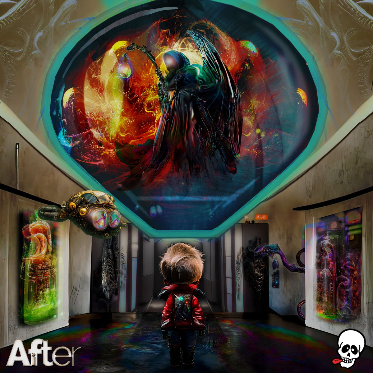 DaStreamCatcher's tweet photo. The Recorders see all.
When one of the Aifters gets a little too “creative,” they must report the infraction to The Witness.
Who becomes Wrath.
Judgment is swift, but there is no lesson to be leaned.
They continue their quest of madness.
#Aifter https://t.co/xHQQPUKosI